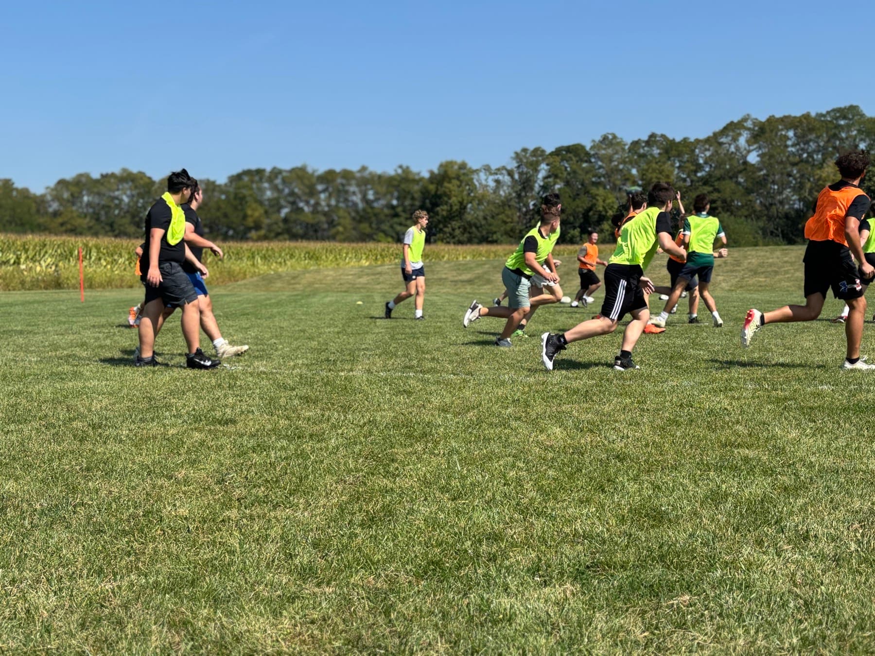 Fortivus Academy players training together